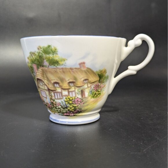 Allyn Nelson Fine Bone China Cottage Teacup Floral Cottage England Vintage - Picture 4 of 10